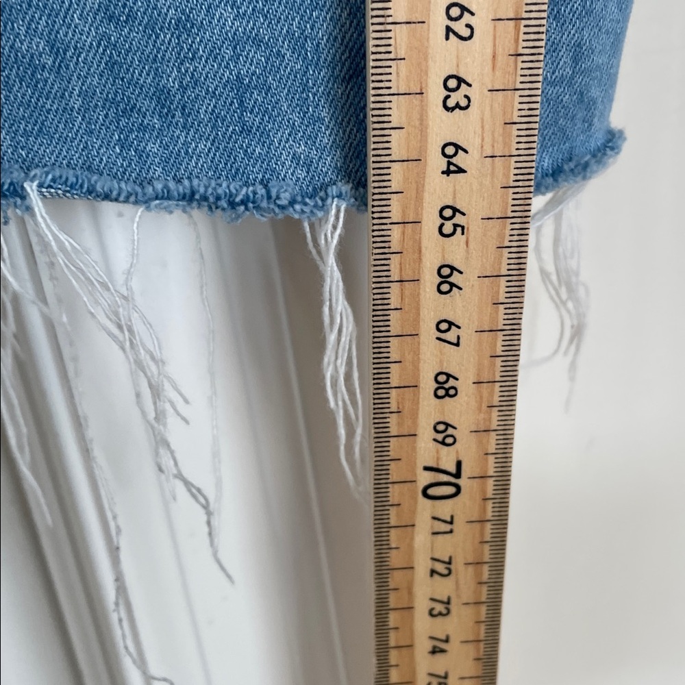 PAIGE - Nellie Wide Legged Denim Ankle Jeans - Light Blue - 29 - Picture 8 of 13
